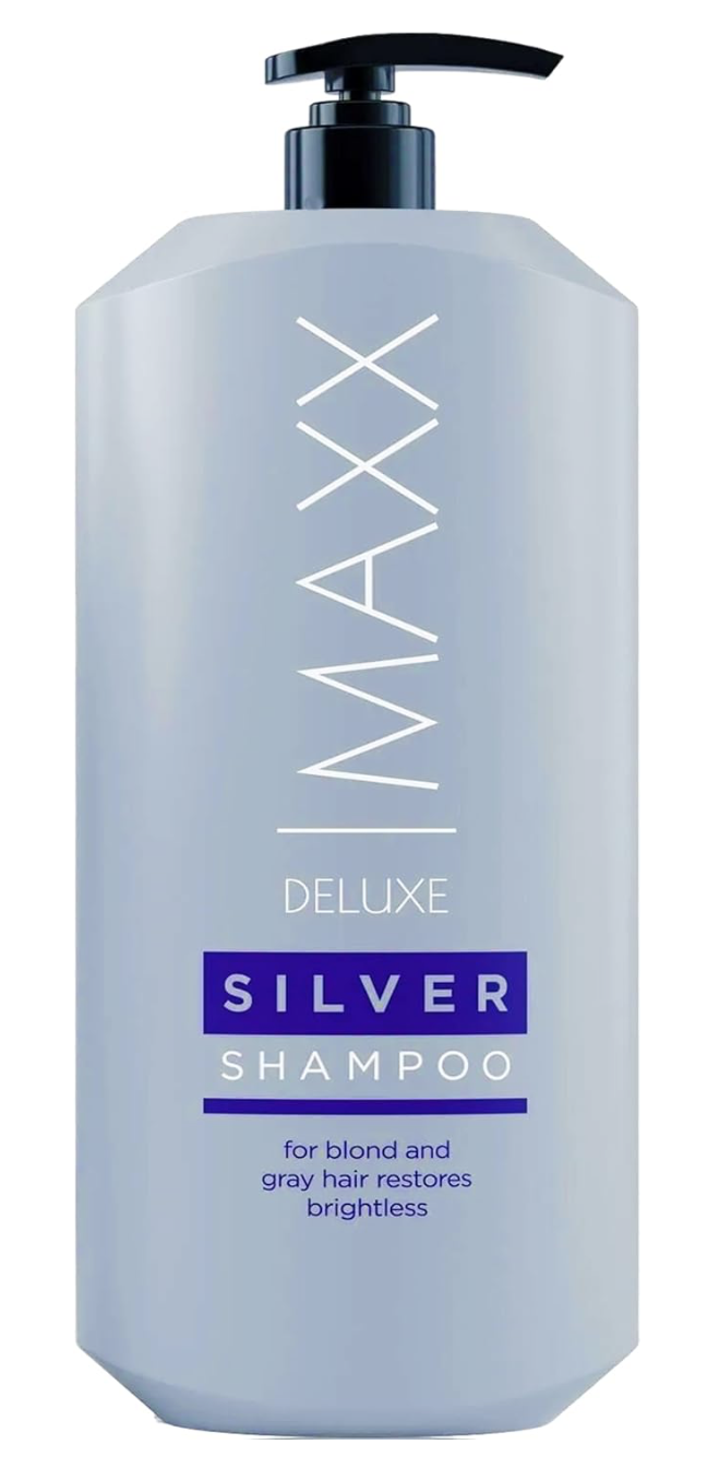 MAXX DELUXE Silver Shampoo (Purple Shampoo) 500 ML MOR ŞAMPUAN kapak resmi